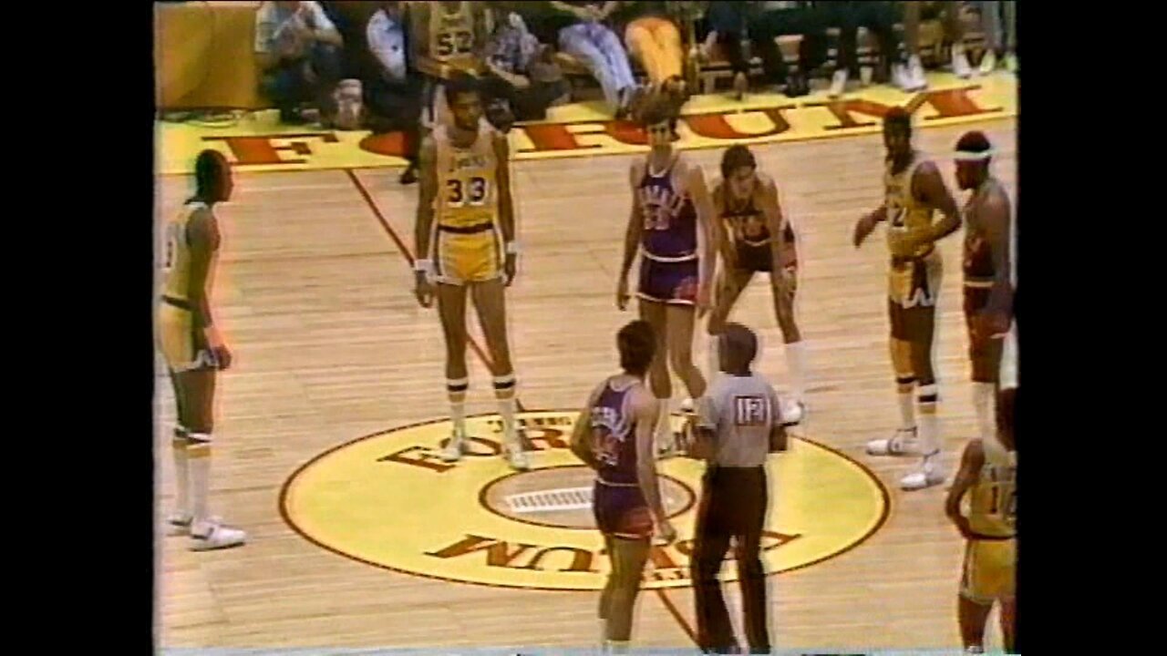 1980-04-08 NBA Playoffs Game 1 Phoenix Suns vs Los Angeles Lakers