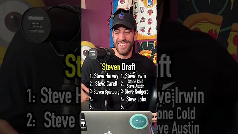 The Steven Draft!! Who would be your #1 pick?? #shorts #steve