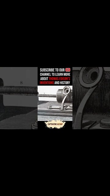 Why Did Thomas Edison Invent the Phonograph? #shorts