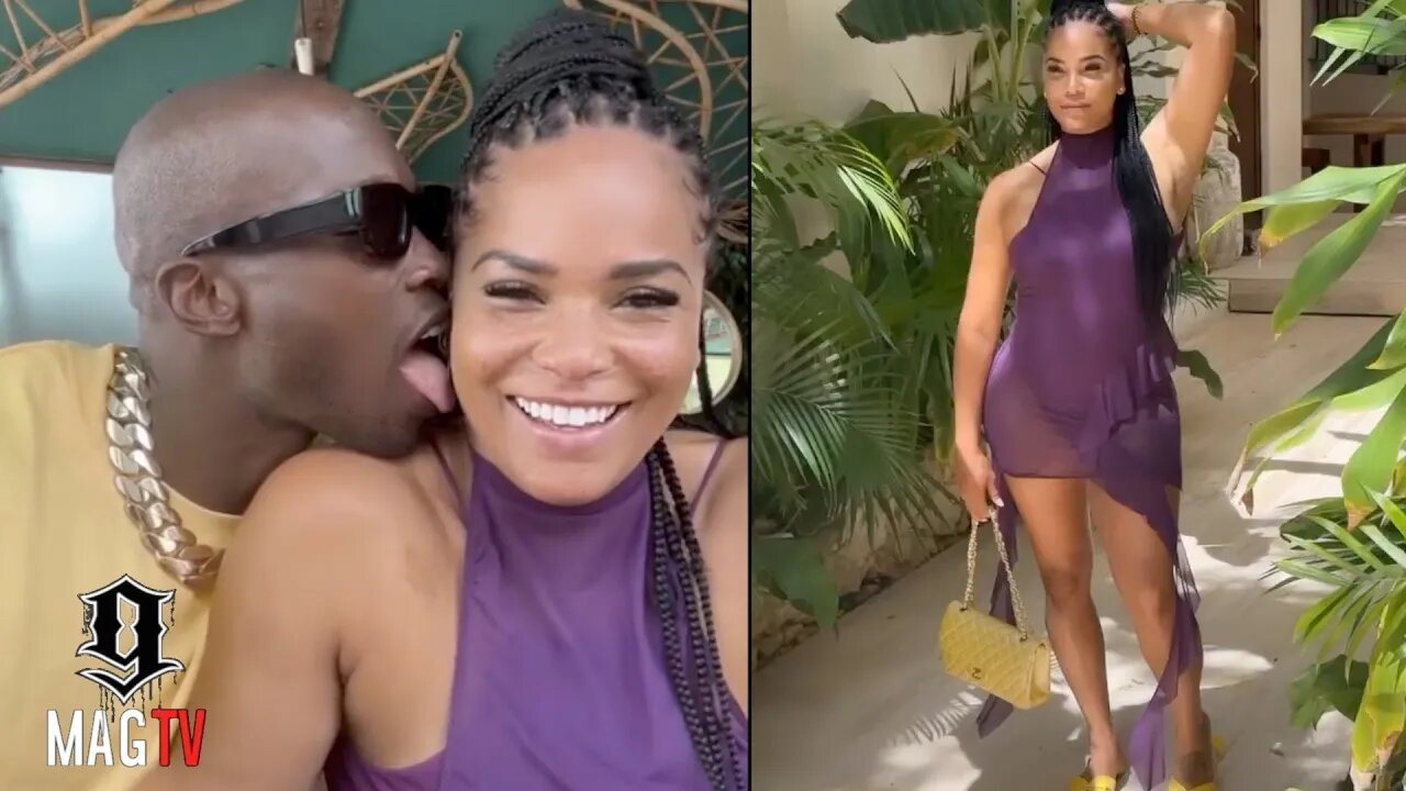 "Pound Town" Chad Ochocinco's Fiancee Sharelle Rosado Plans To Take Advantage Of Him In Mexico! 🍆