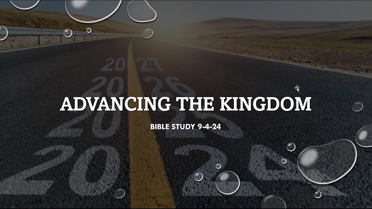 ADVANCING THE KINGDOM OF GOD.