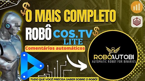 Como ganhar dinheiro na COSTV no automático. Robô trabalha 24 horas pra você.