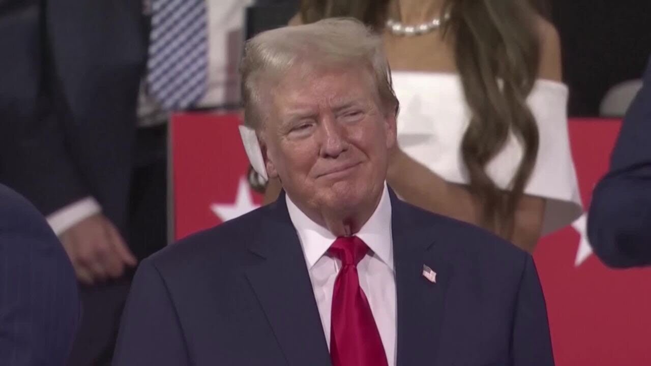 President Trump Arrives to the Republican National Convention