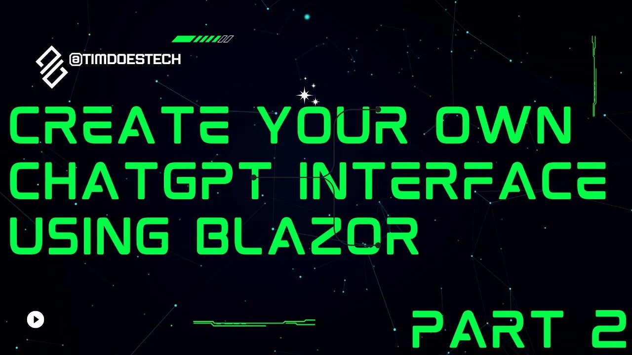 Create your own ChatGPT interface using Blazor - Step By Step [Part 2]