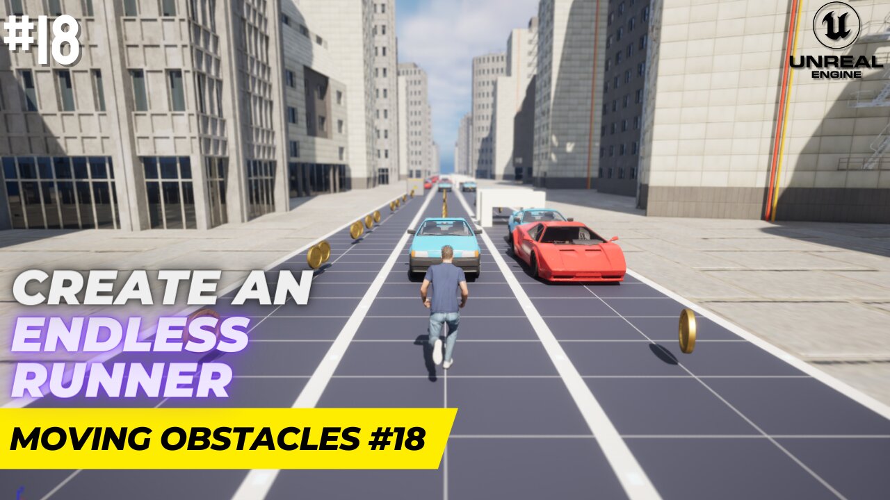 Unreal Engine 5.1 Endless Runner Tutorial - Part 18: Moving Obstacles