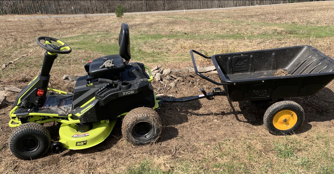 Polar Trailer Plastic LG600 Hybrid Hitch Hook Up Mower Add On Wheelbarrow 600 lb load capacity RyoBi