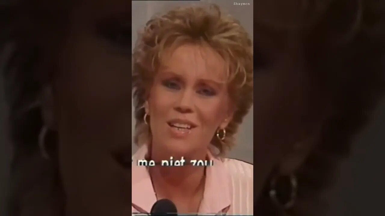 #abba #agnetha #interview #1985 #belgium #shorts #subtitles cc