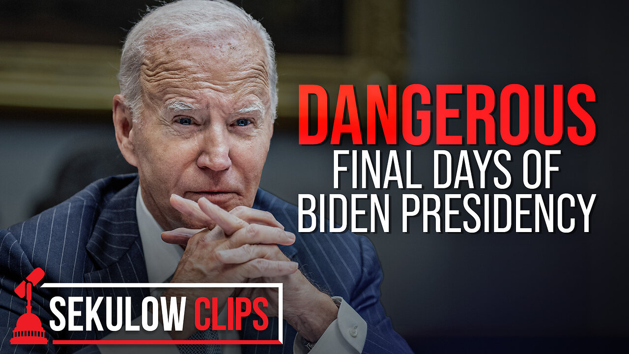 DANGEROUS Final Days of Biden Presidency