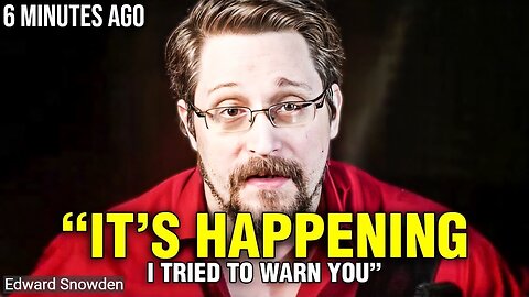 Edward Snowden CRIES - Everyone Will Be Wiped Out 1/27/24..