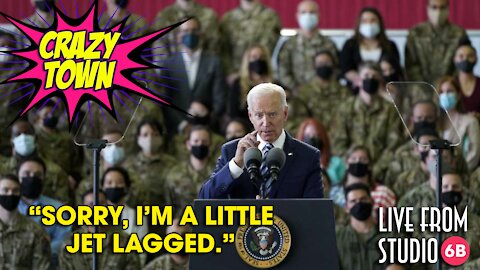 SO INSPIRING! Biden Manages to Stay Awake for the Troops! (Crazy Town)