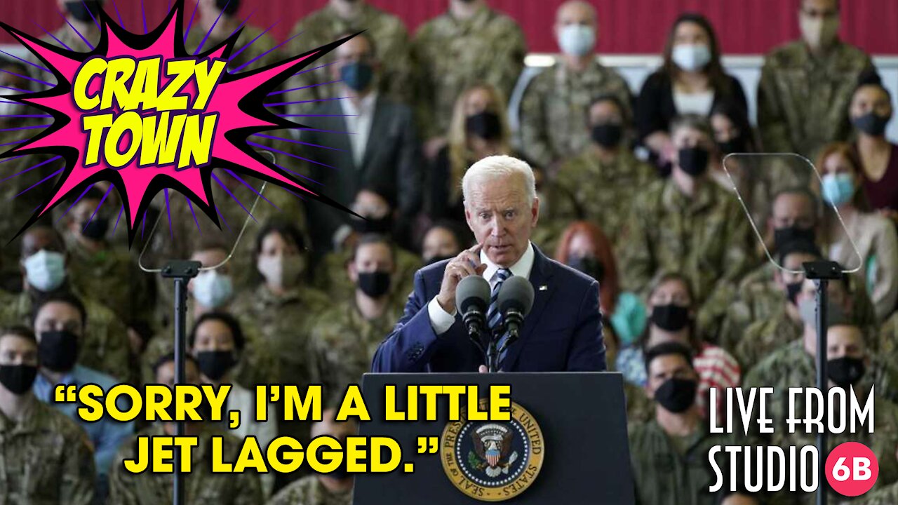 SO INSPIRING! Biden Manages to Stay Awake for the Troops! (Crazy Town)
