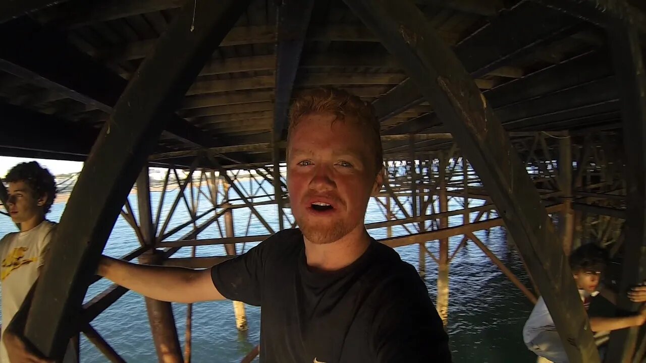 CLIMBING UNDER BRIGHTON PIER!