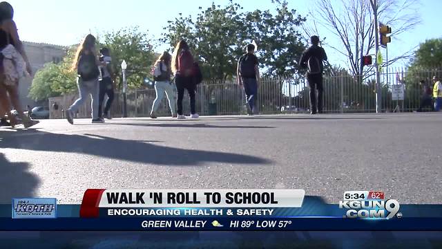 Walk 'N Roll to school across Pima County