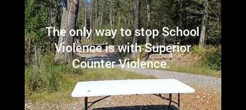 The only way to stop School Violence is with Superior Counter Violence