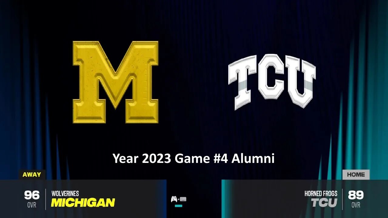 CFB 2024 Michigan Wolverines Vs TCU Year 2023 Alumni