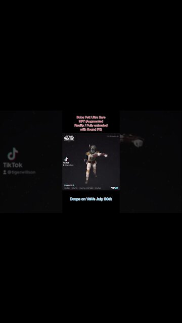 Boba Fett NFT Fully Animated with Sound FX!