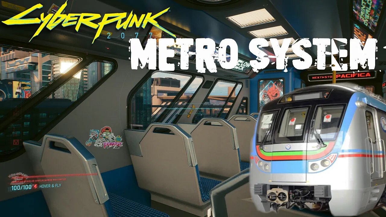 Cyberpunk 2077 Metro System Summer ☀ Play #shorts🕹