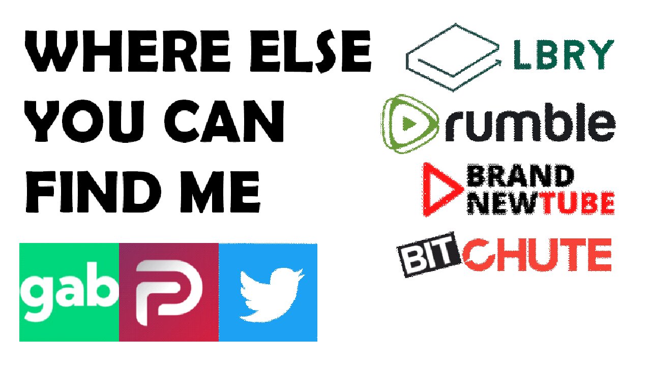 WHERE ELSE YOU CAN FIND ME (OFF YOUTUBE)