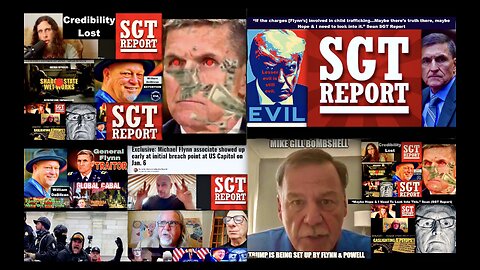 SGT Report Ignores Michael Flynn Warnings From Victor Hugo Nathan Reynolds Scott McMahon Mike Gill