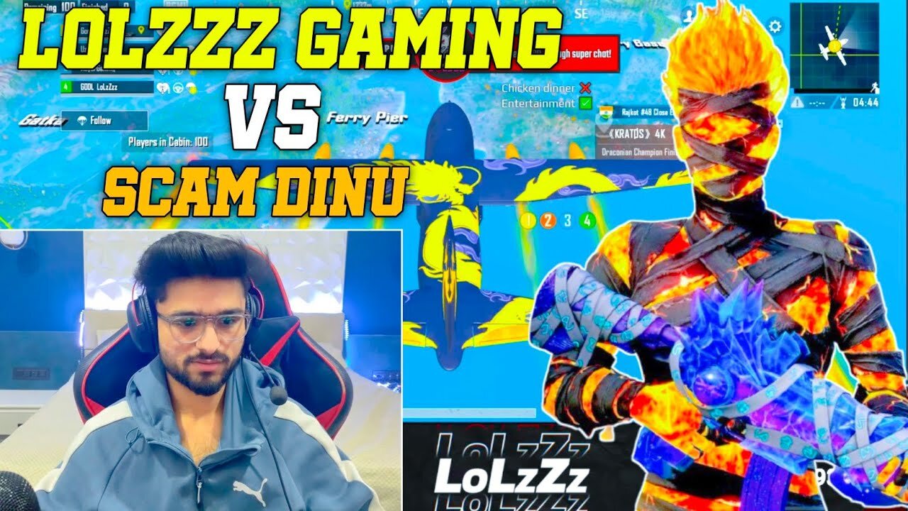 New Event LoLzZz Gaming vs Scam Dinu LoLzZz vs