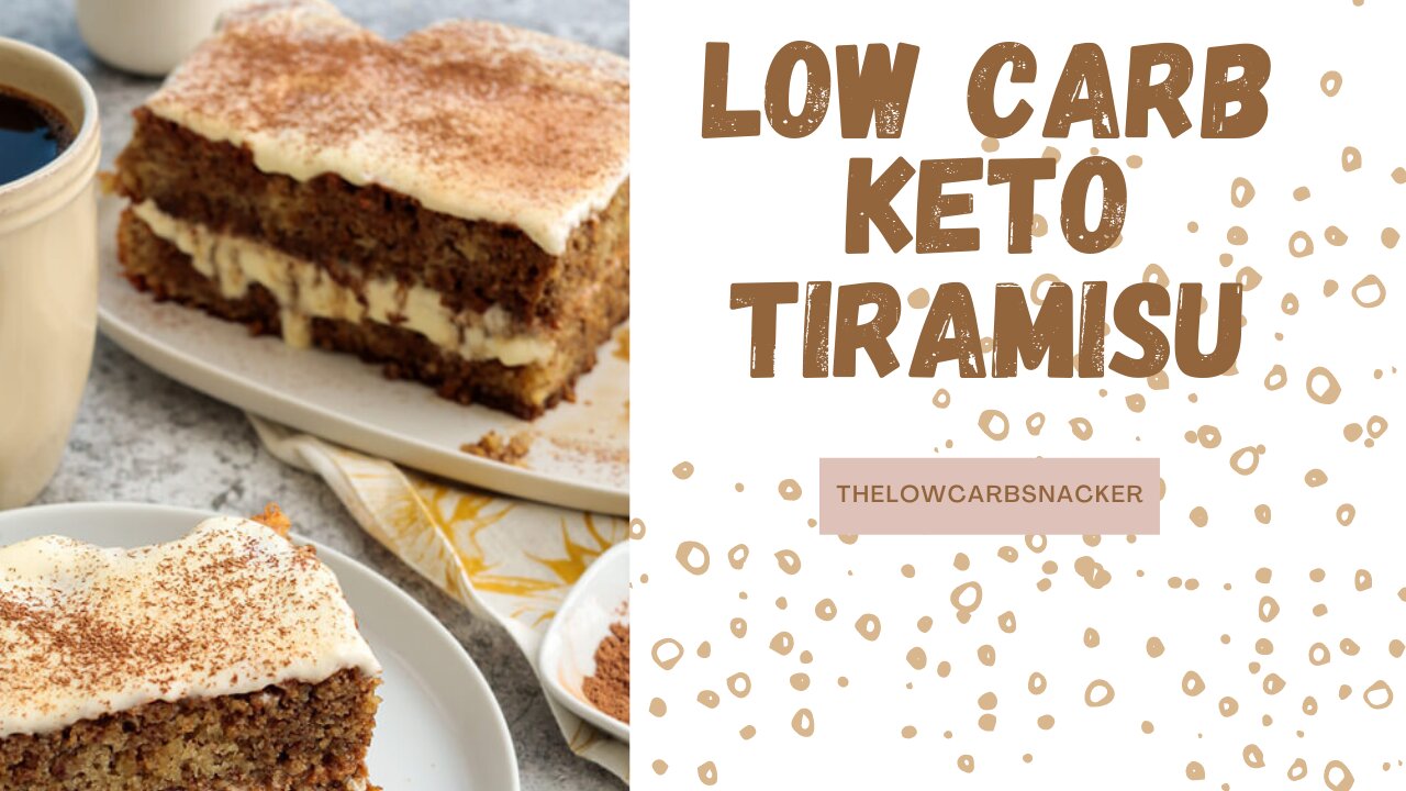 Low Carb Keto Tiramisu