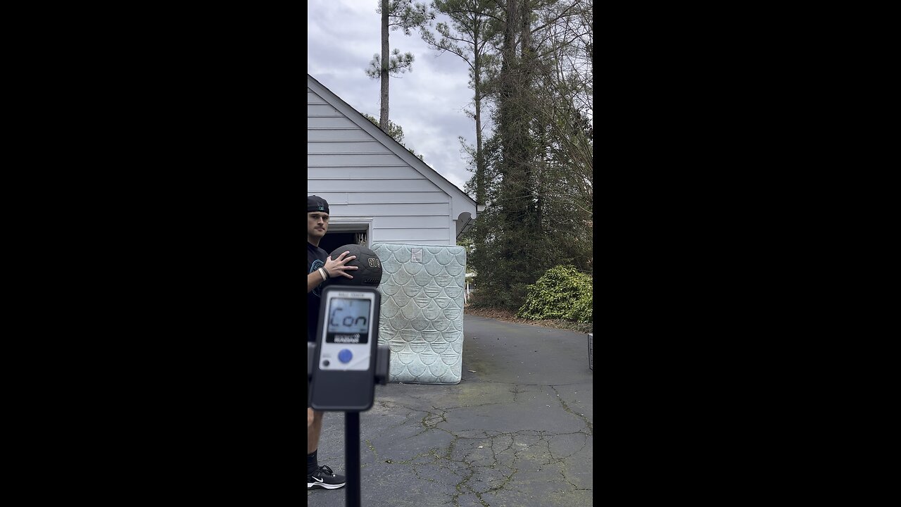 Homemade med ball work