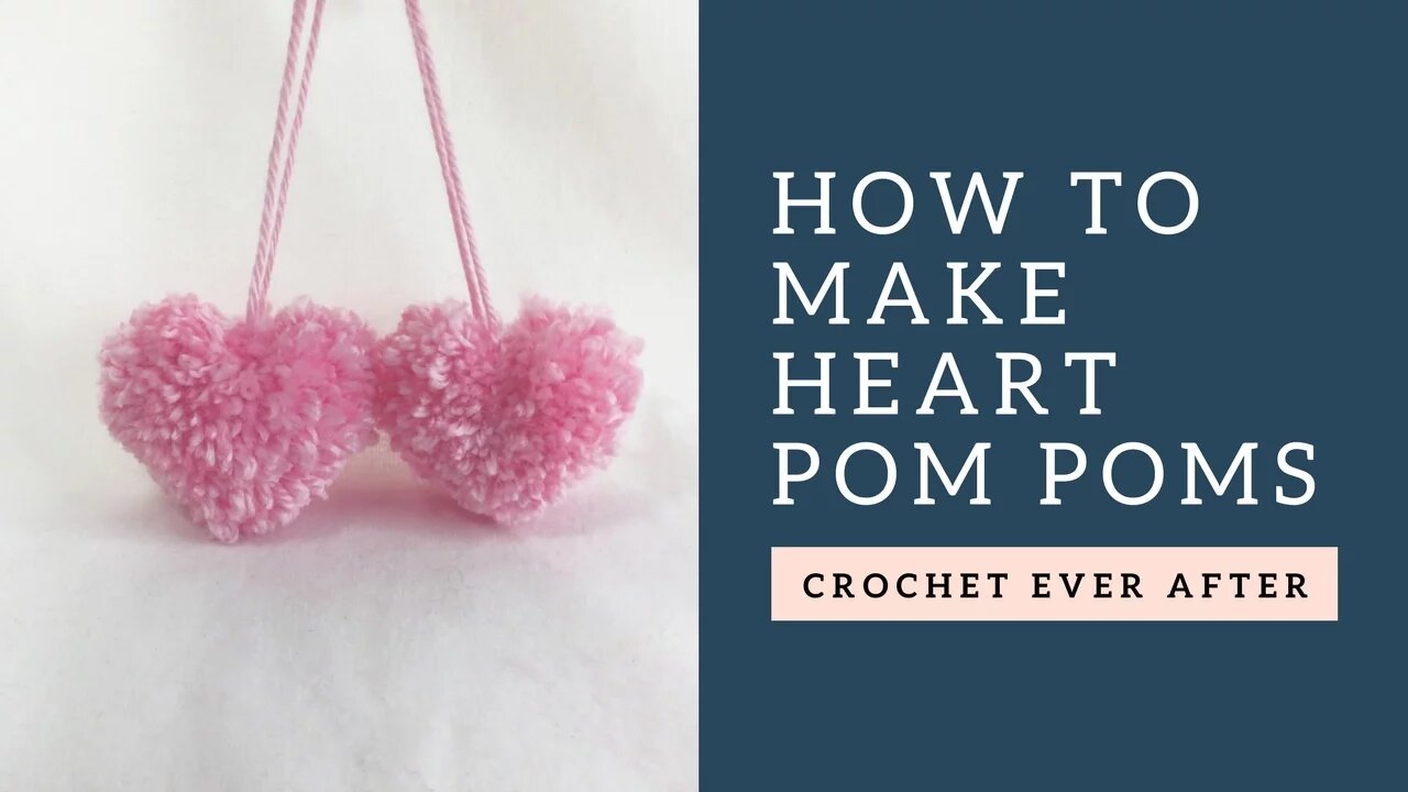 How To Make A Heart Shaped Pom Pom