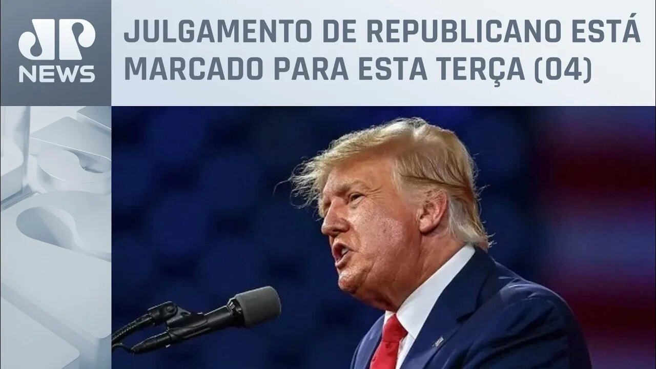 Trump é aguardado em NY nesta segunda-feira (03)