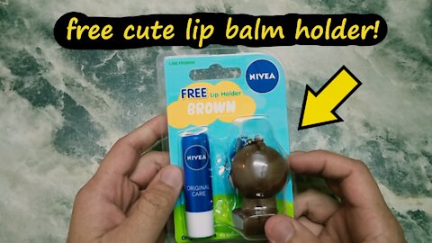 NIVEA ORIGINAL LIP BALM WITH HOLDER OPEN BOX REVIEW