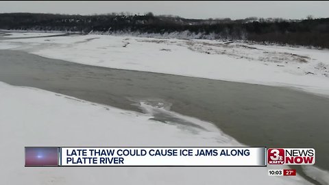 Ice jams possible along Platte River