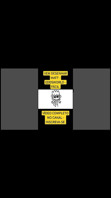 COMO DESENHAR MATT - EDDSWORLD - FÁCIL #desenho #desenholivre #shorts #desenhofacil