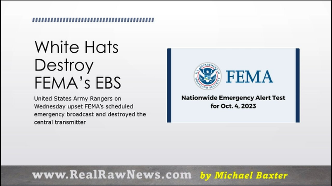 White Hats Destroy FEMA's EBS System