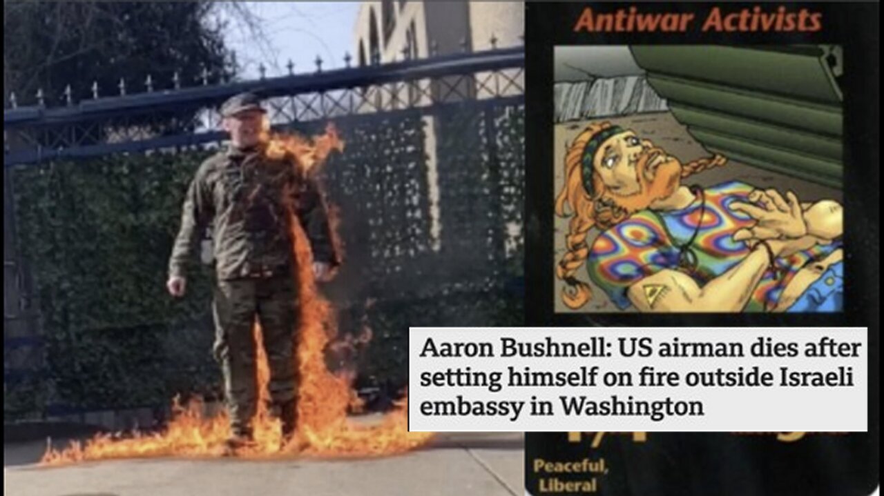 Call: The Manchurian Activist! Mind Controlled 'Military Operative' Sets Himself On Fire!