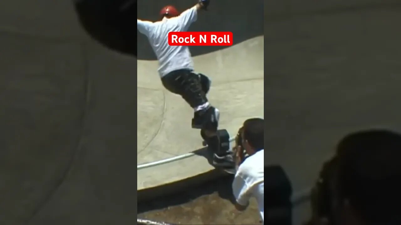 Proper Rock N Roll in a Big Skatepark Bowl by Kelly Bellmar