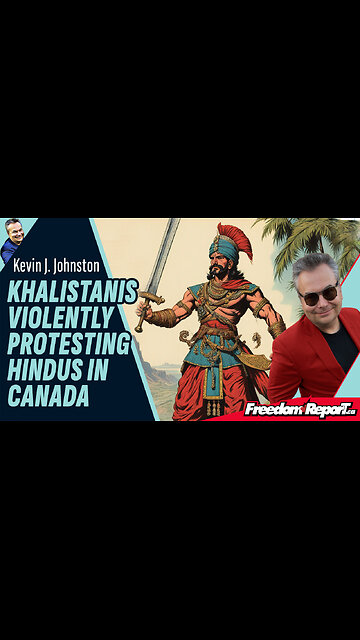 KHALISTANIS ARE VIOLENTLY PROTESTING HINDUS IN EDMONTON