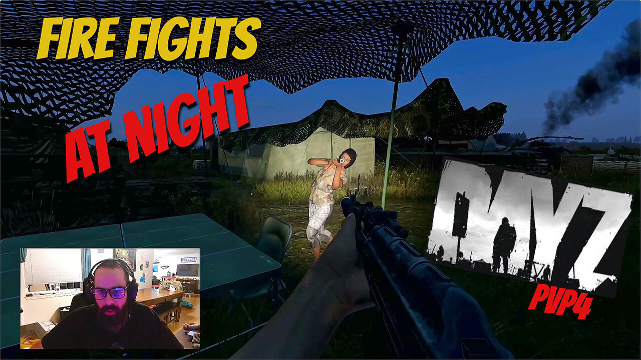 DayZ: Meeting survivors and some FIRE FIGHTS at NIGHT *Series S 1080p*