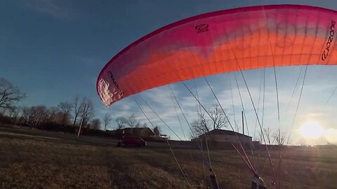 Getting another two paramotor flights in!