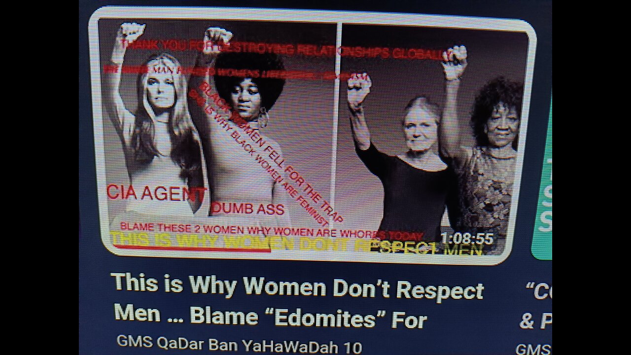 FEMINISM DESTROYED THE BLACK COMMUNITY: BLACK BASTARD WOMEN ARE TO BLAME!! (Micah 7:10)!