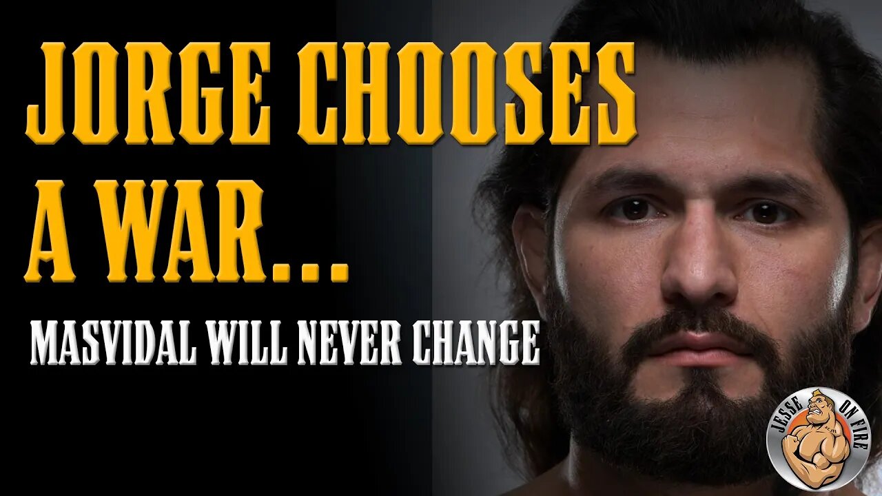 Masvidal Chooses WAR...this is who he is.
