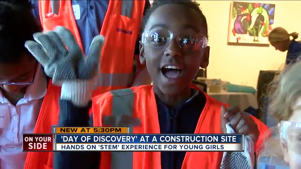 'Day of Discovery' helps young girls learn about careers in construction