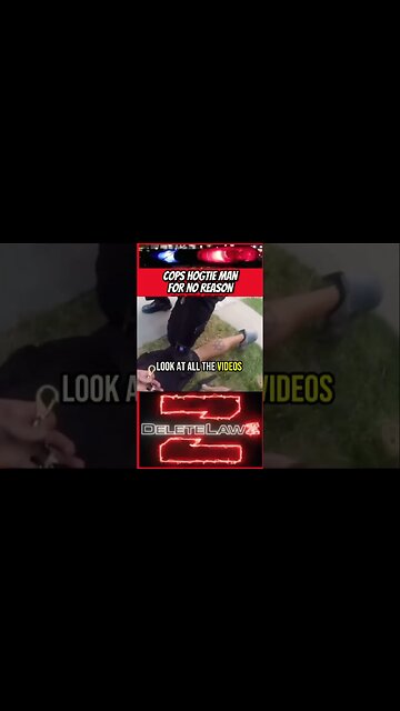 Cops bound his Feet together