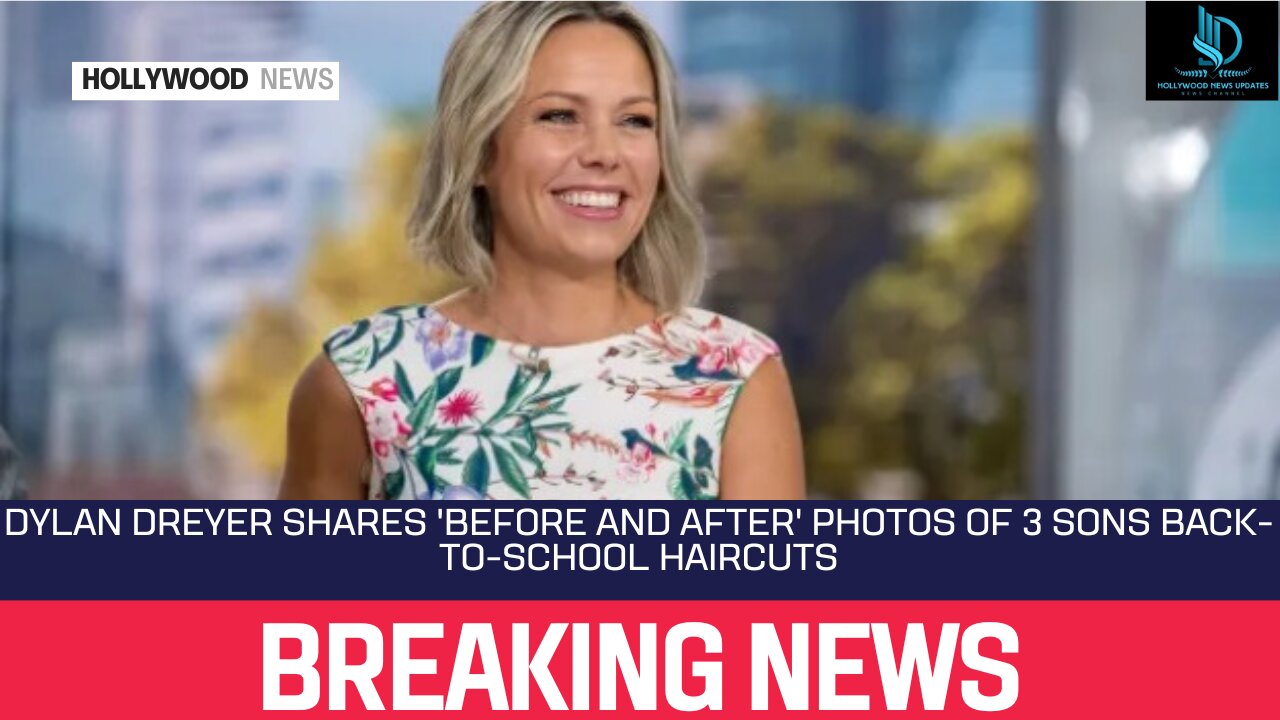 Dylan Dreyer Shares 'Before and After' Photos of 3 Sons Back to School Haircuts #news