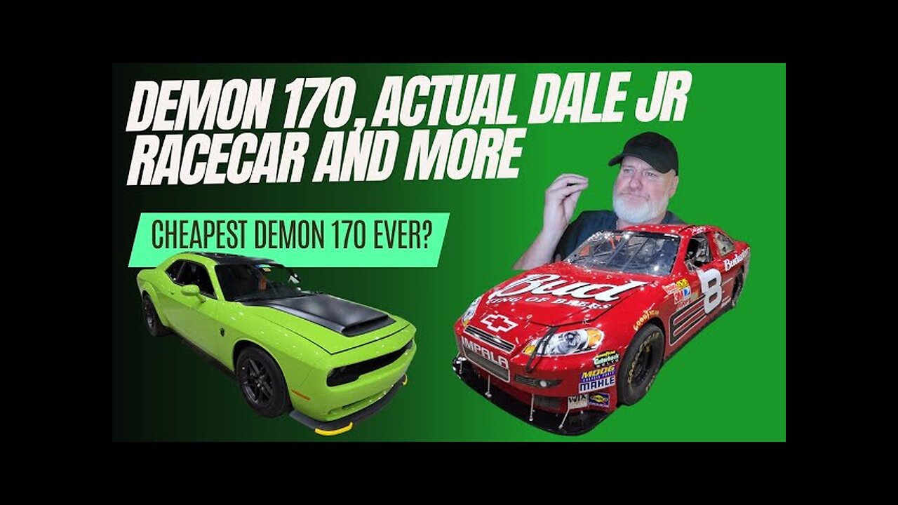 Demon 170, Dale Jr Actual Race Car, And More Mecum Auctions. What Do We Win