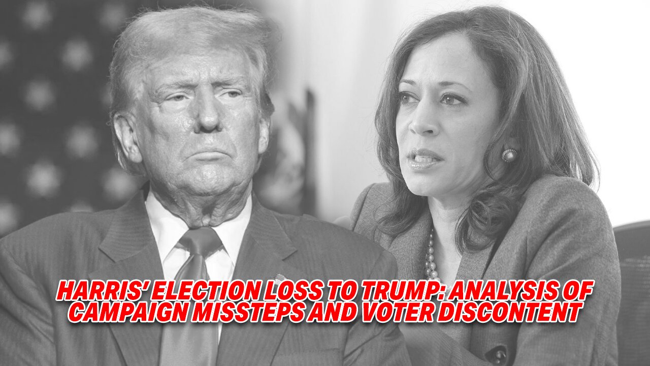 HARRIS' ELECTION LOSS TO TRUMP: ANALYSIS OF CAMPAIGN MISSTEPS AND VOTER DISCONTENT