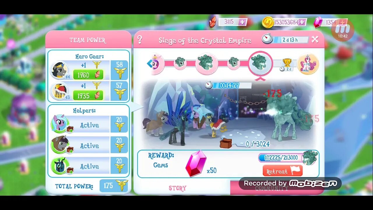 The Crystal Empire is saved! Cadence, Sombra, Hope banish the Shadow Ponies