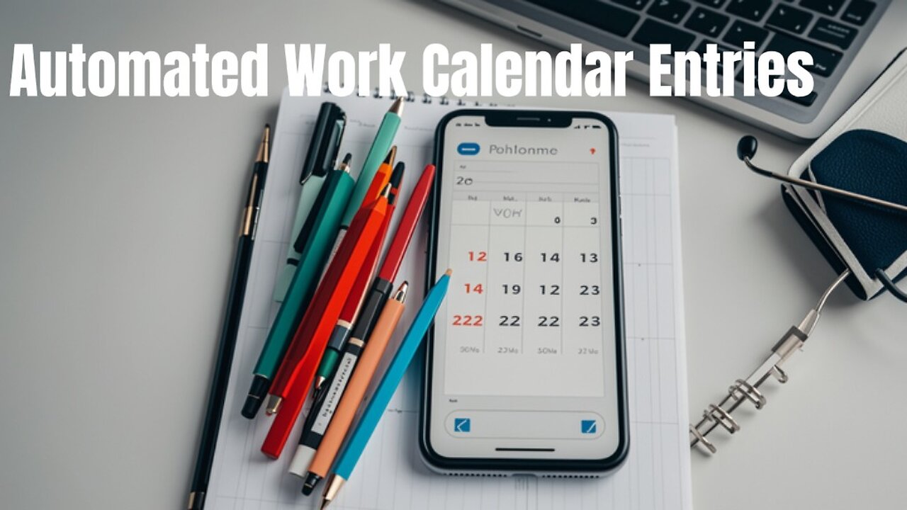 How To Automatically Create Calendar Entries for Your Work Hours on your iPhone