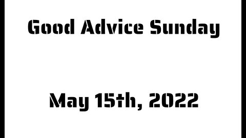 Good Advice Sunday - Get your Comms up. This week.