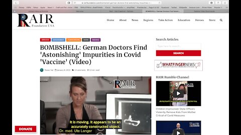 German Doctors Find 'Astonishing' Impurities in Covid 'Vaccine'