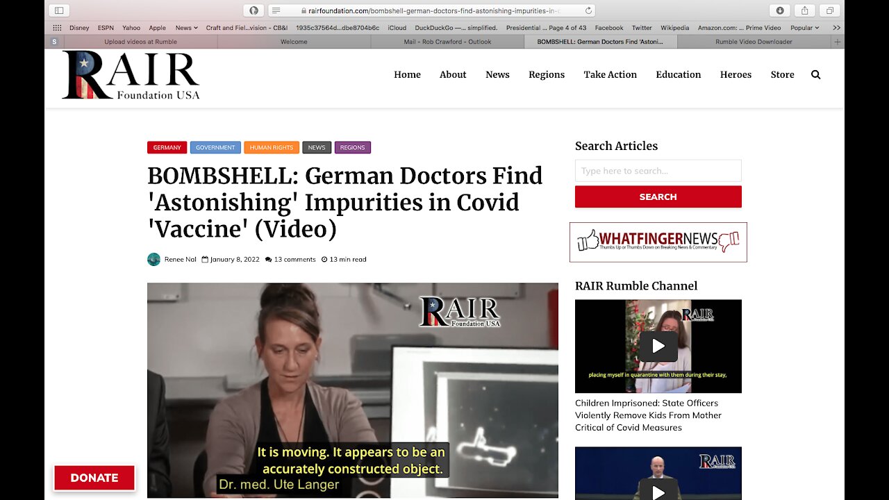 German Doctors Find 'Astonishing' Impurities in Covid 'Vaccine'