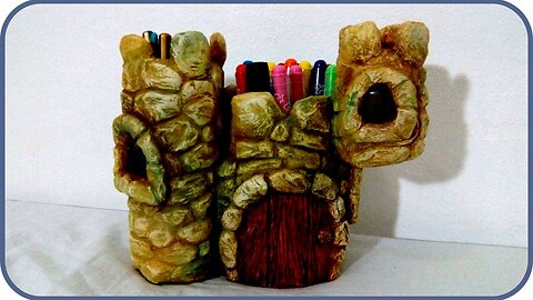❣DIY Fairy Castle Desk Organizer Using Jars❣